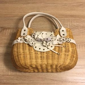 Straw Bucket Bag